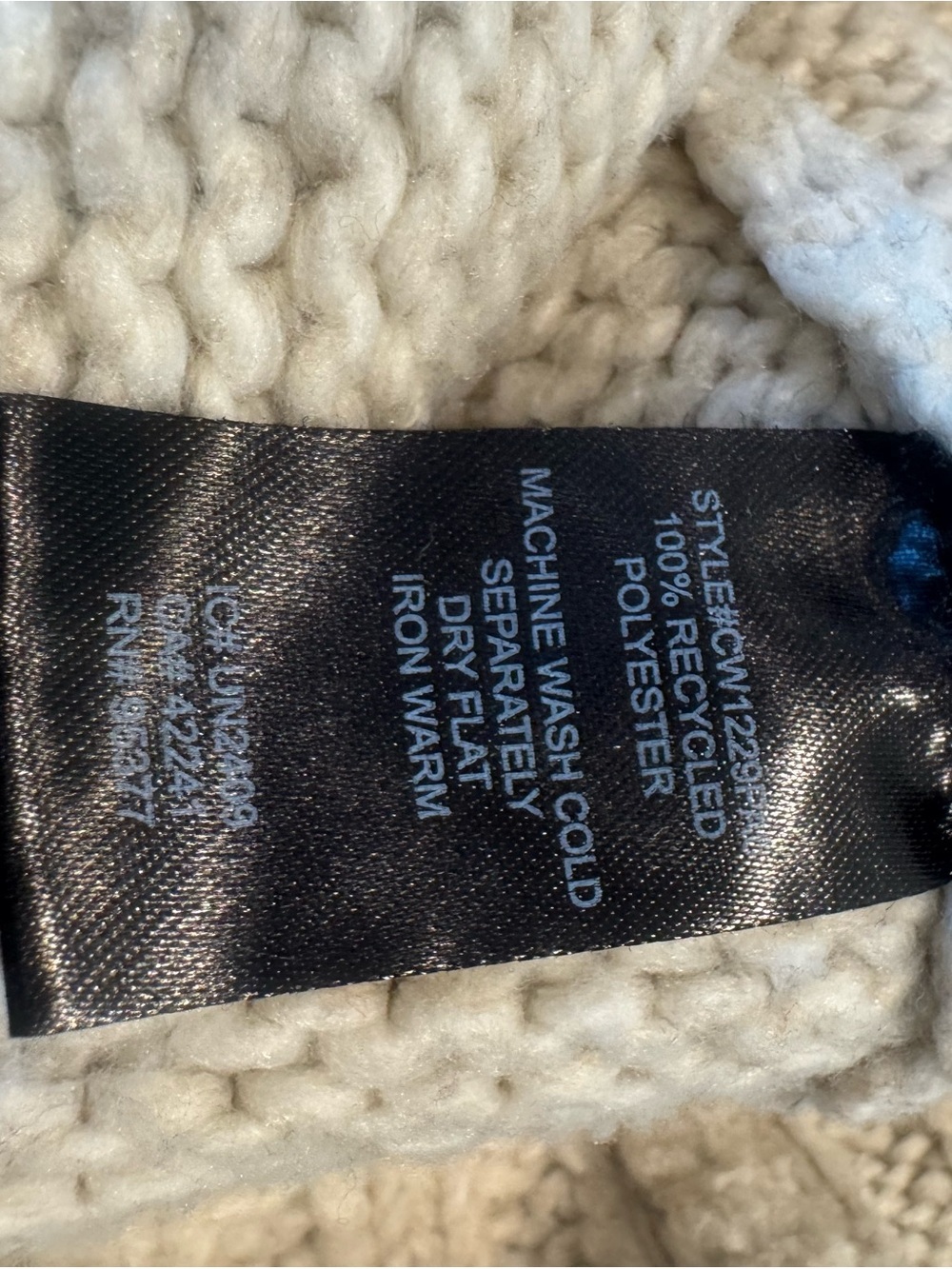 Sanctuary Fair Isle Turtleneck Cream and Black Nordic Yoke Cozy Chunky Sweater - Picture 5 of 6